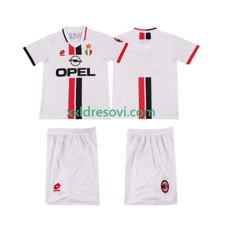AC Milan Retro Gostujući Dječji Nogometni Dres 1996 1997
